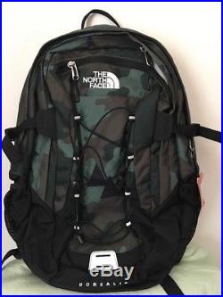 The North Face Women Classic Borealis Student Backpack School Bag BLACK/CAMO