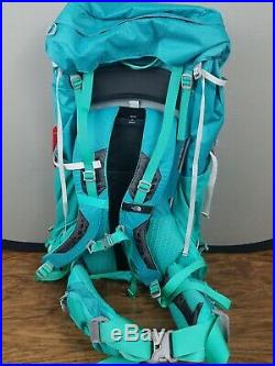 The North Face Women's Banchee 65 Backpack Pool Green M/L $239 Frame New Hiking
