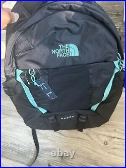 The North Face Women's Recon Laptop 30L Backpack TNFBLK/MINTBLUE New