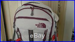 The North Face Women's Surge Laptop Backpack Vaporous Heather Grey Purple NWT
