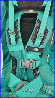 The North Face Womens Banchee 50 Hiking Backpack Pool Green Optifit Light XS/S