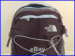 The North Face Womens Borealis Backpack Blackberry Wine / Chambray Blue