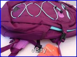 The North Face Womens Borealis Laptop Backpack Pamplona Purple/Bonnie Blue New