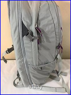 The North Face Womens Inductor Charged Daypack Backpack Grey/Magenta NWT