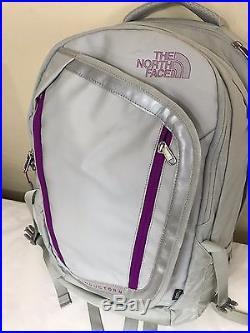 The North Face Womens Inductor Charged Daypack Backpack Grey/Magenta NWT