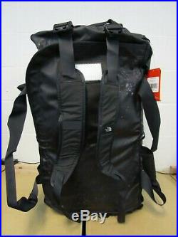 The North Face XL Basecamp Duffel Packable Travel Suitcase Backpack Black Chalk