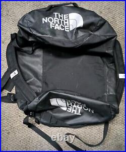 The North Face XXL Mens Base Camp Duffel Bag Backpack TNF Black/Silver 150L