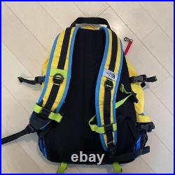 The North Face backpack hot shot yellow blue color rucksack From Japan Used #K