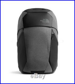 The North FaceAccess 02 hard body frame backpack matte black heather gray