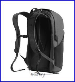 The North FaceAccess 02 hard body frame backpack matte black heather gray