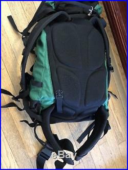 VTG 90s The North Face Backpack Hiking Bag Day Pack XLarge Green Camping Mint