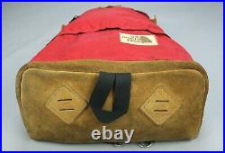 Vintage 1970's The North Face Leather Bottom Tear Drop Day Pack Backpack USA