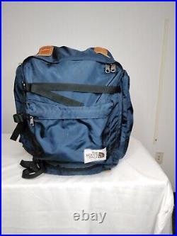 Vintage 1970s The North Face Brown Label Leather Rucksack Backpack USA #Z4161