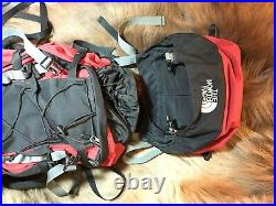 Vintage The North Face Badlands Internal Frame Backpack (Red/Black) Med/Med Used