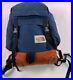 Vtg-70-s-The-North-Face-Leather-Bottom-Day-Pack-Backpack-USA-Navy-Blue-Brown-tag-01-qm