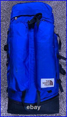 Vtg 70s North Face Brown Label External Frame Backpack Camping Large XL Pack USA