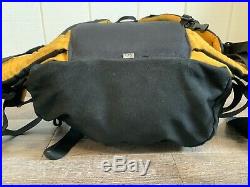 Vtg The North Face Patrol Pack Large Internal Frame Backpack Black/Yellow