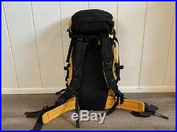 Vtg The North Face Patrol Pack Large Internal Frame Backpack Black/Yellow