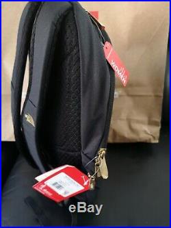 Women's The North face Electra Backpack Colour Black Heather 24K Gold Brand New