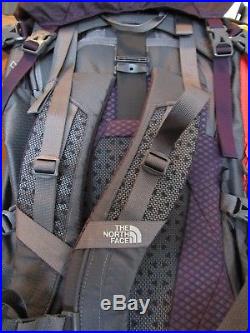 Womens M/L The North Face TNF Fovero 70 Climbing Backpacking Backpack Purple