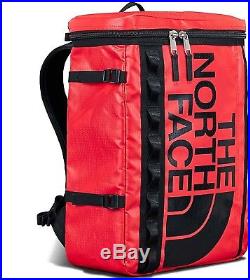 Zaino The North Face base camp fuse box logo backpack bag rosso red